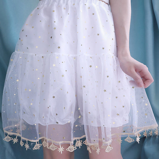 Leggings Women's Anti-glare Lace Rainbow Star Pumpkin Hakama