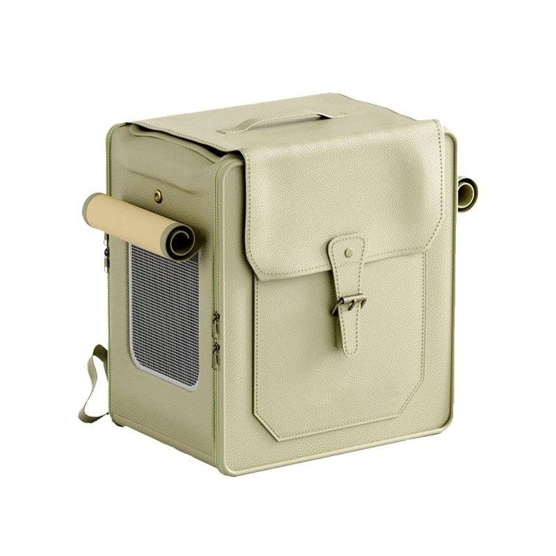 Portable Large Capacity Foldable Breathable Cat Bag Trolley Case