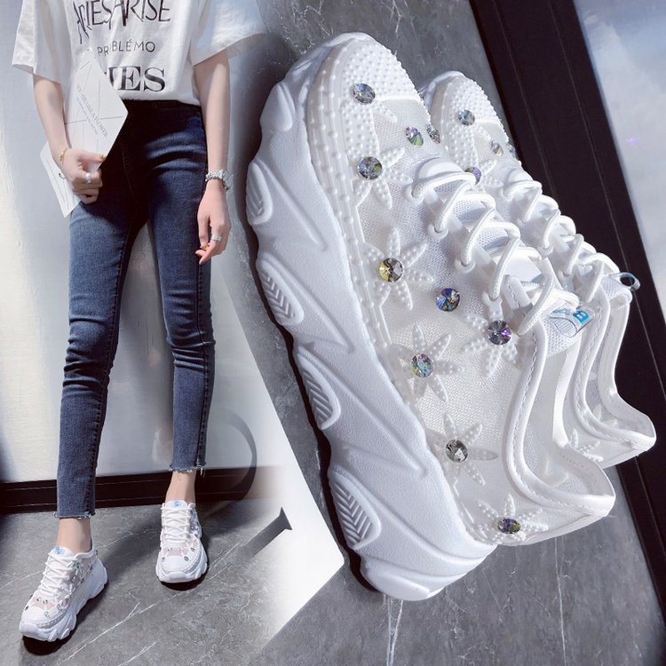 Women's Platform Mesh Platform Casual Shoes