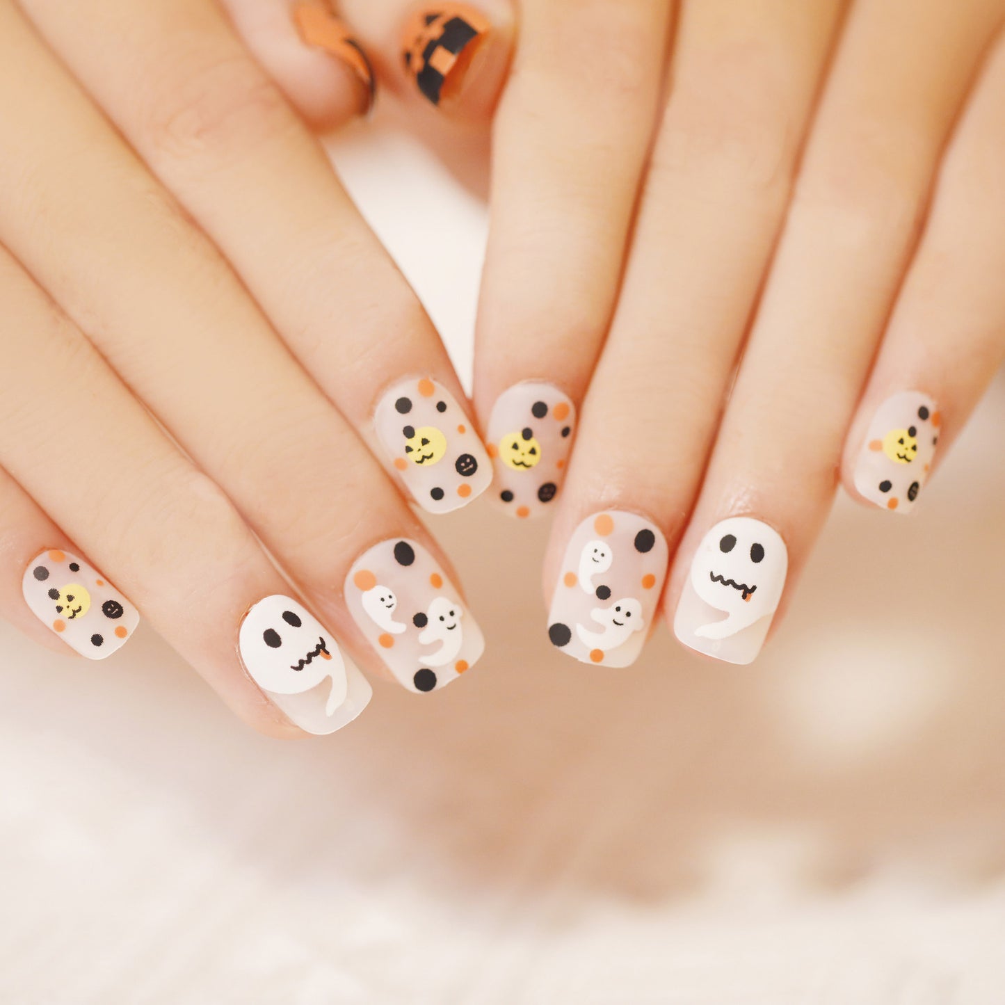 Halloween Wear 3D Stereo Nail Shaped Piece
