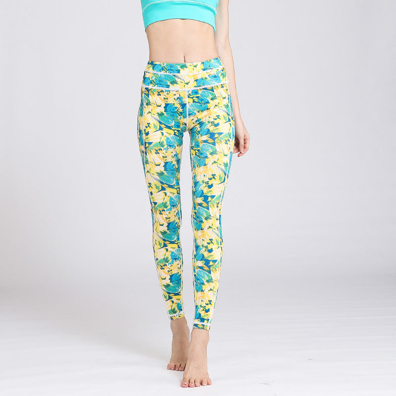 New European And American Plain Yoga Pants