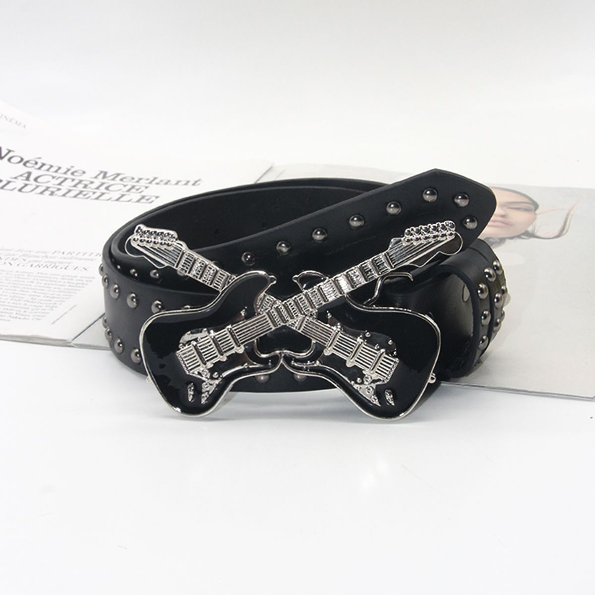 Punk-style Rivet All-match Trendy Leather Belt For Edgy Girls