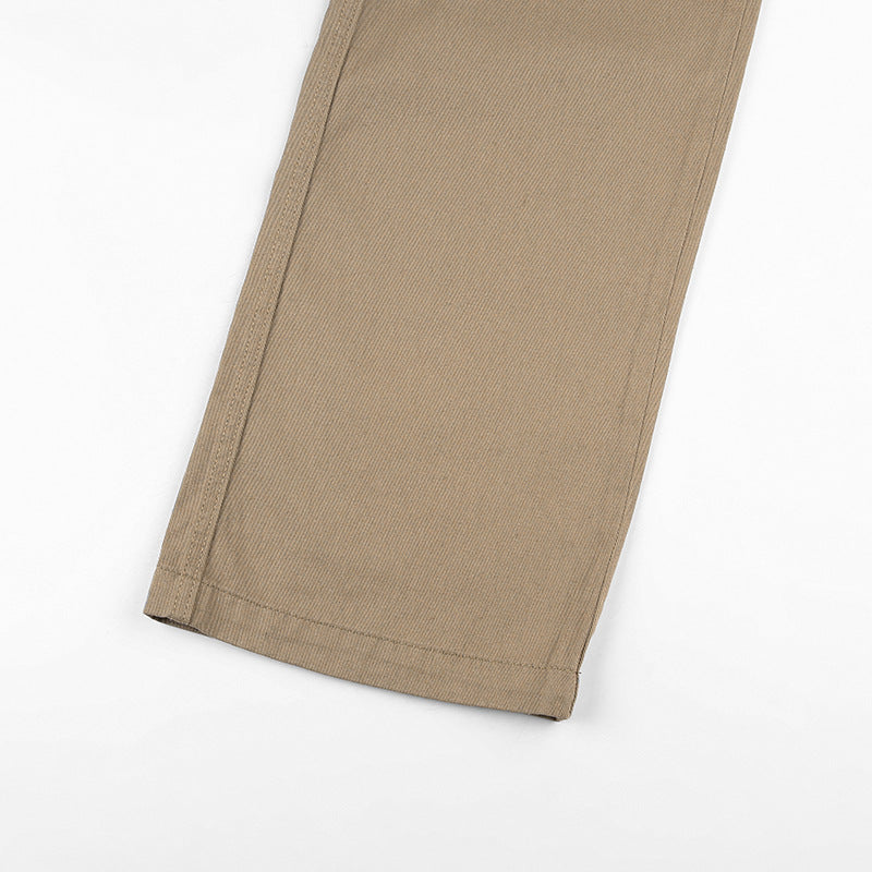 Waste Soil Pocket Stitching Cement Color Tooling Jeans