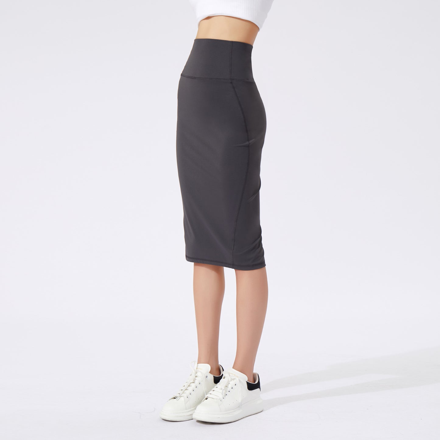 Nude Feel High Waist Hip Lift Sports Running Skirt