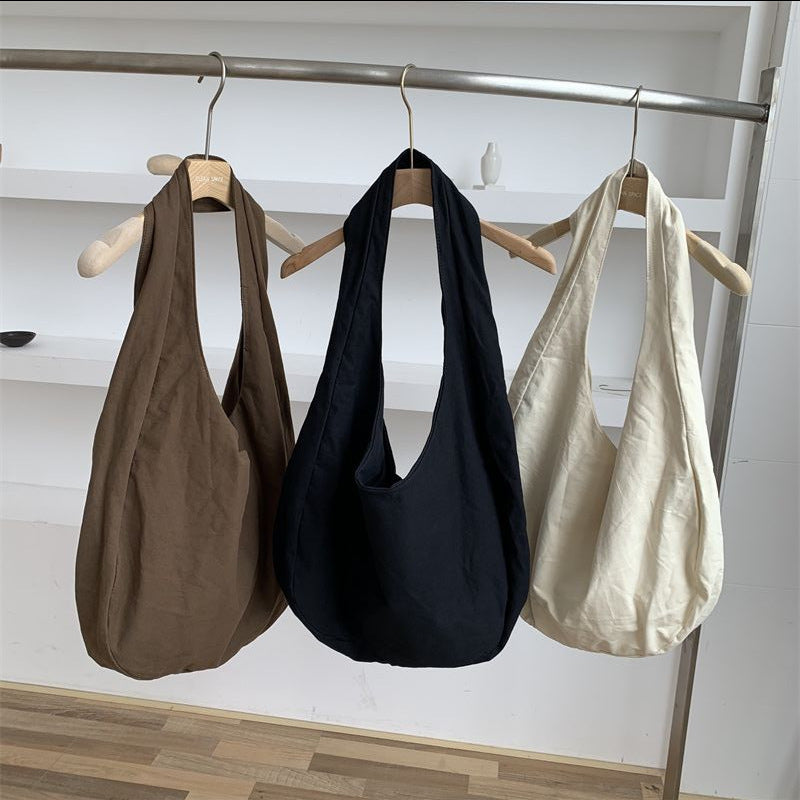 Simple Retro Large Capacity Women's Canvas Bag