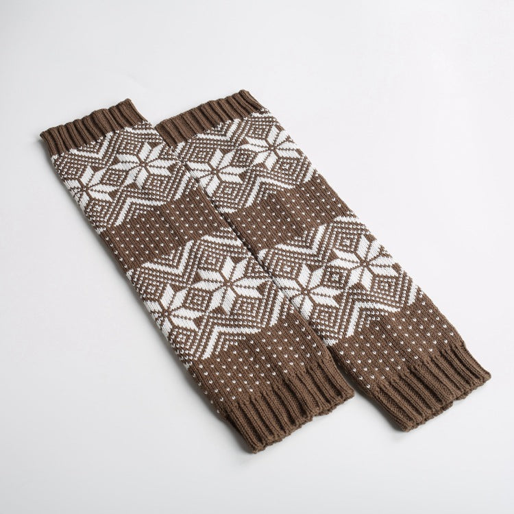 Wool knitted shoe cover