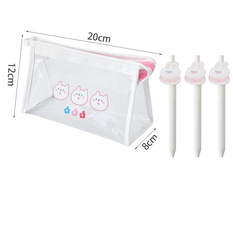 Girl simple Japanese pencil bag