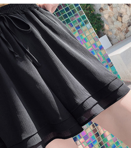 Chuishun Non-iron Five-point Pants Plus Fat To Increase Outer Wear Hot Pants