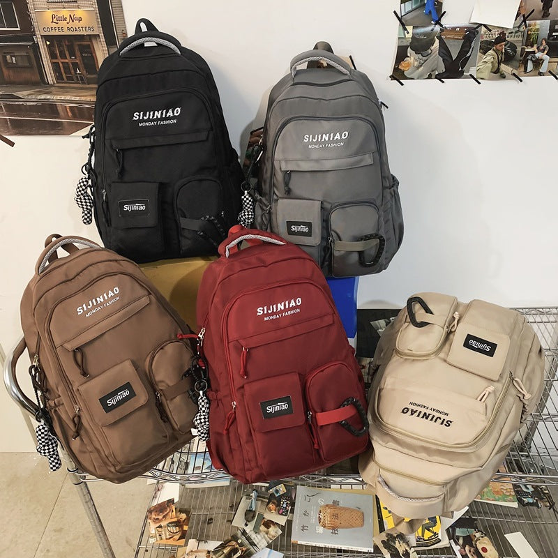 Nylon Large-capacity Casual Simple Backpack