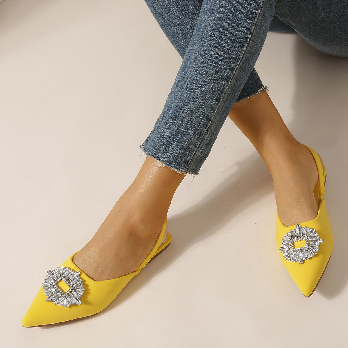 Baotou Half Slippers Female European Beauty