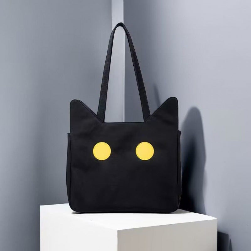 Sweet Cool Cat-shaped Nylon Tote Bag