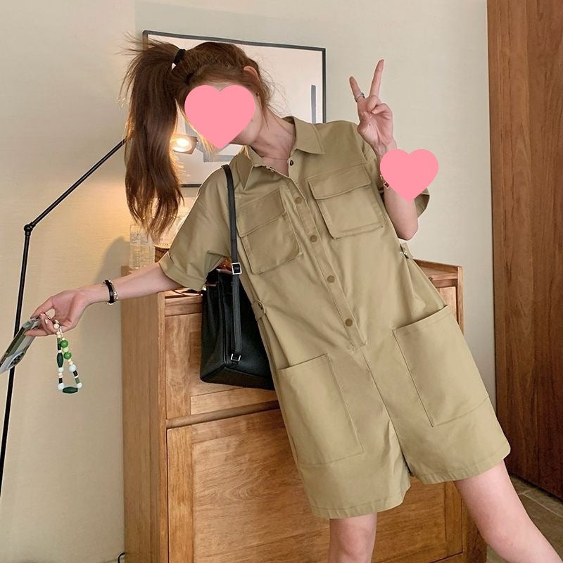 Womens Stylish Slimming Casual One-piece Shorts