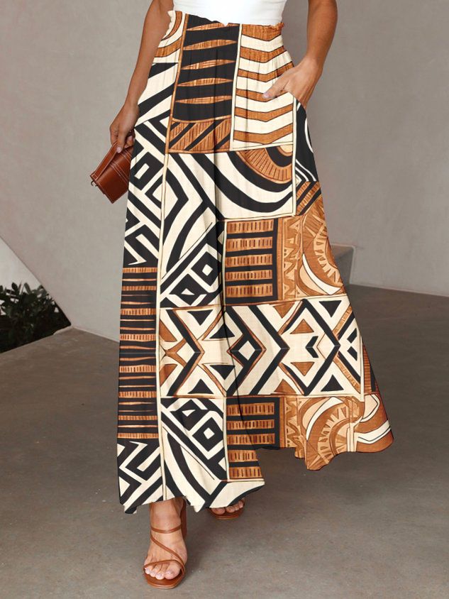 Afslappede vide sportsbukser til street style i Europa og USA