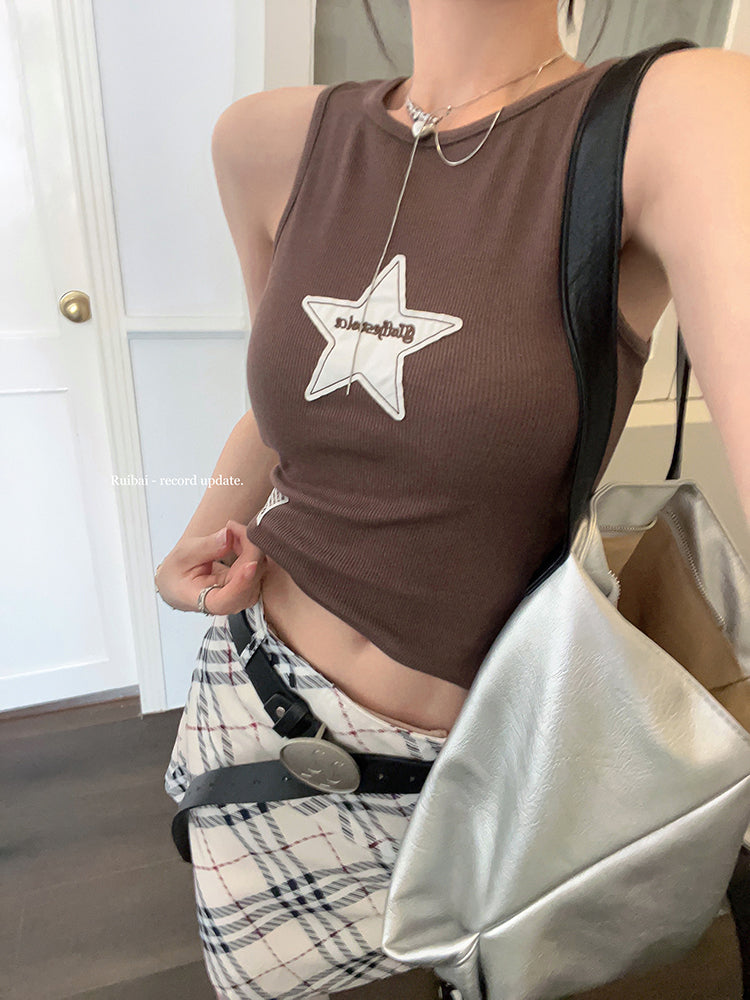 American Spicy Girls Racerback Tank Top For Inner And Outer Wear