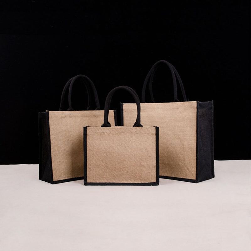 Laminated Waterproof Portable Burlap Bag