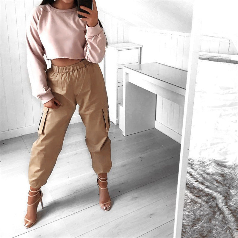 Ensfarvede afslappede overalls