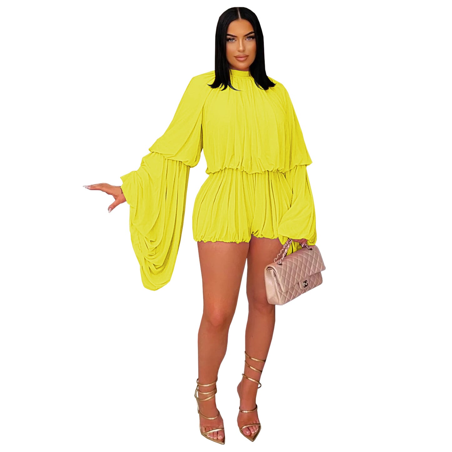 Women's Wear Casual Pleated Jumpsuit