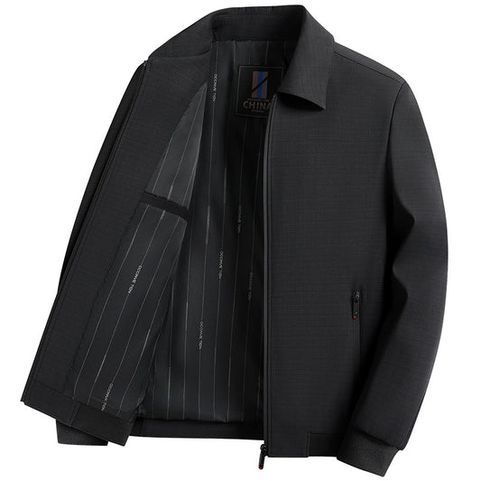 Casual Old Cadre Jacket Lapel Men's Clothing