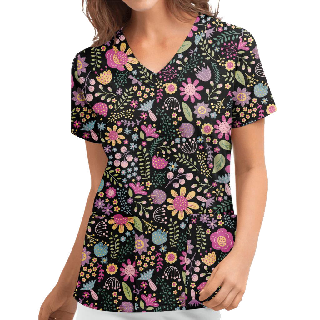 3DV Collar Comfort And Casual Cloth For Nursing Workers
