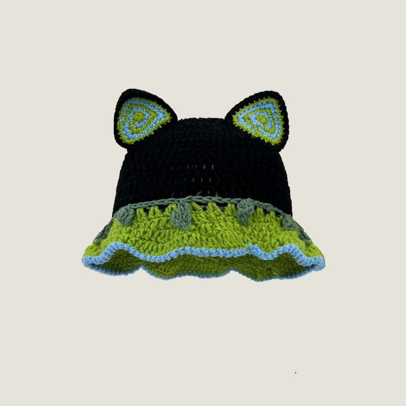 Shrek Monster Knitted Beanie For Women Cartoon Wool Hat