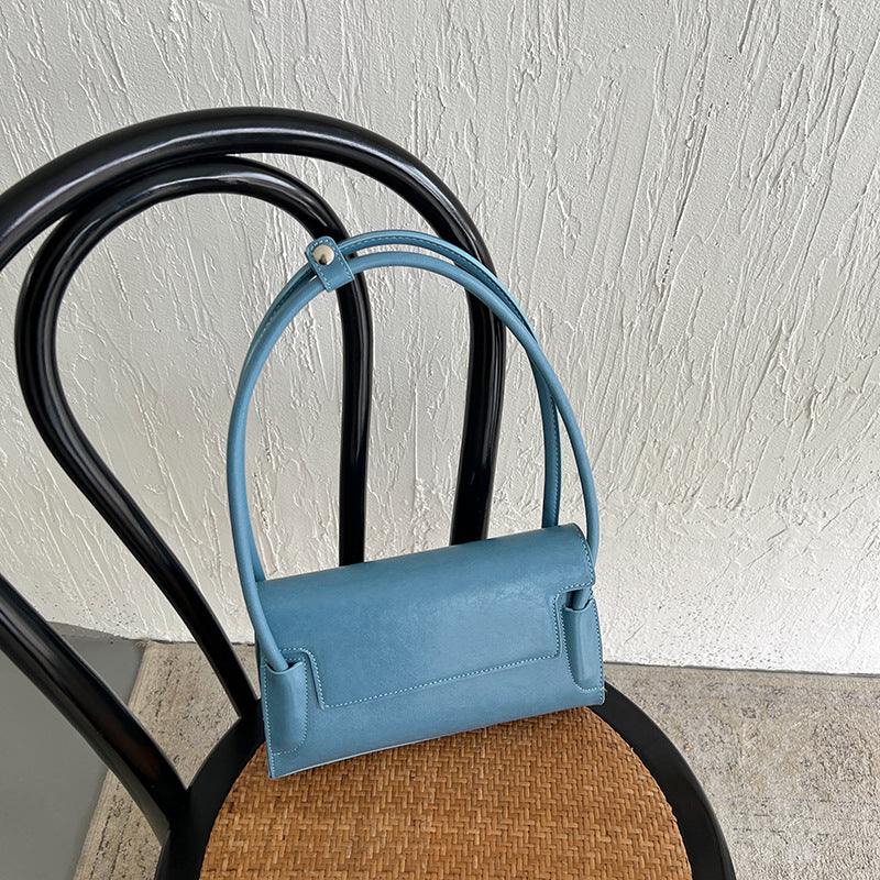 Baguette Bag Clamshell One Shoulder Niche Design All-match Texture Underarm Bag Female