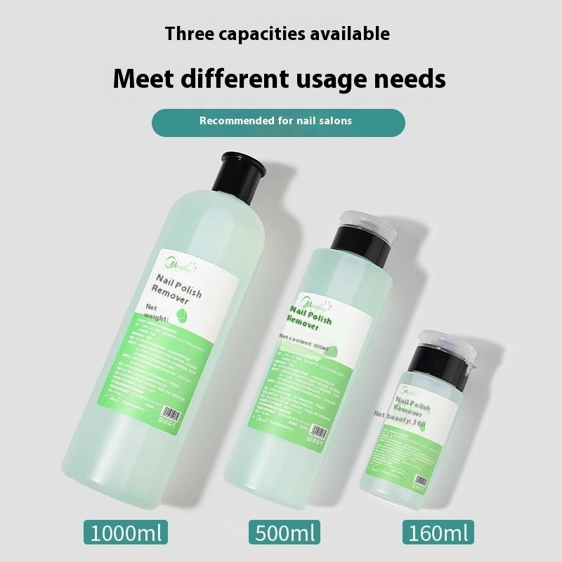 Nail Art Press Bottle Nail Remover Cleaning Solution
