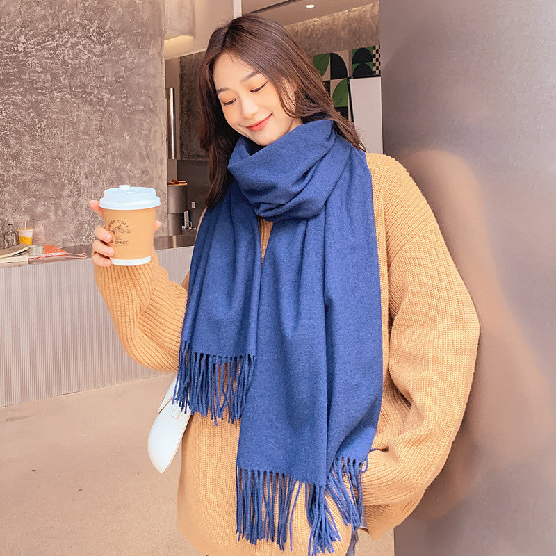 Men's Fashion Solid Color Scarf Shawl