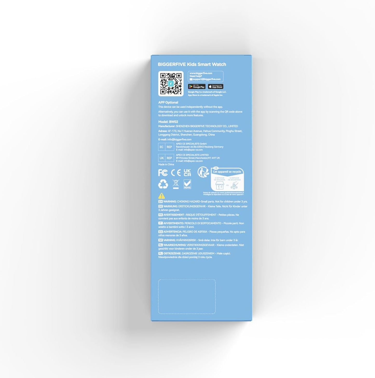 Smart Watch for Kids, 1.8" Fitness Tracker Watch Pedometer, Heart Rate, IP68 Waterproof, Sleep Monitor, Calorie Step Counter, 5 Puzzle Games With/Without APP for Girls Boys Teens 5-16