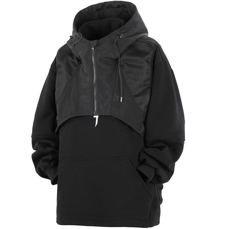 Dark Function Vest Sweatshirt Loose Leisure Suit