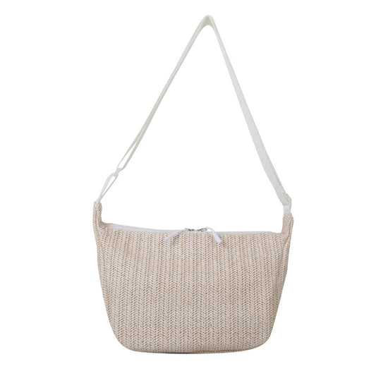 Women's Fashion Casual Straw Single Shoulder Crossbody Bag