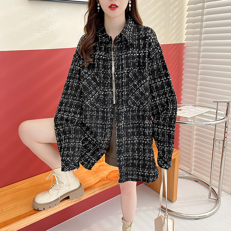 Design Sense Baggy Coat Women's Clothing