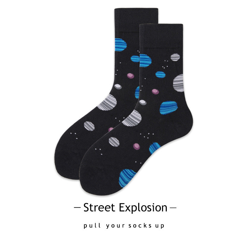 Cartoon Jacquard Sports Skate Socks