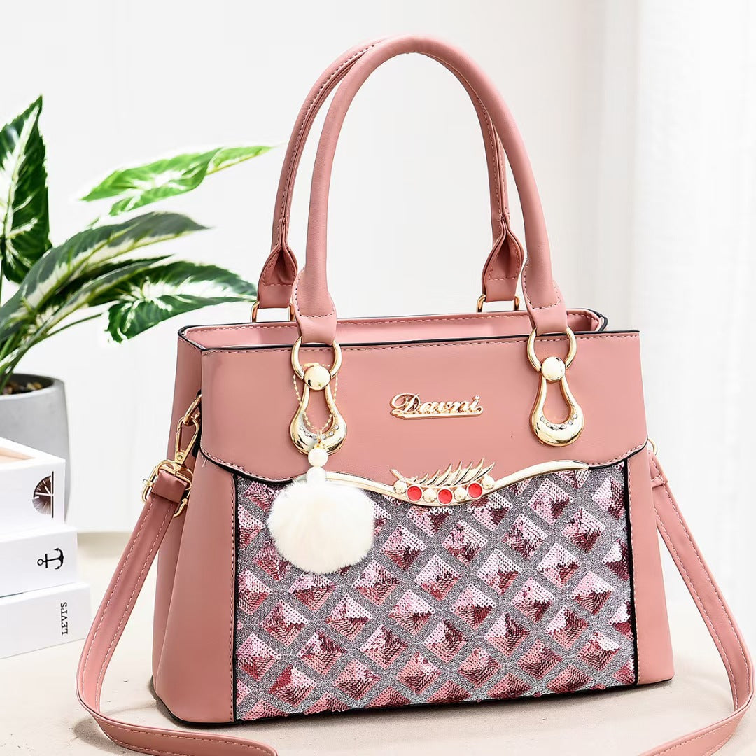 The New Fashion Female Bag Korean Style Diagonal Shoulder Handbag