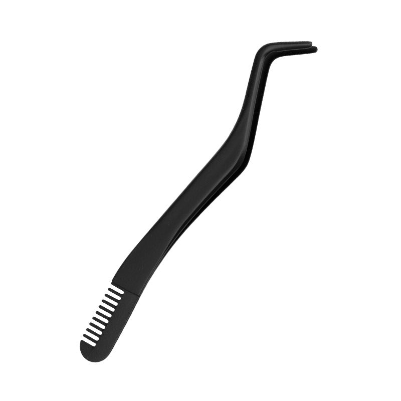 Eyelash With Comb Aid Metal Tweezers Beauty Tools