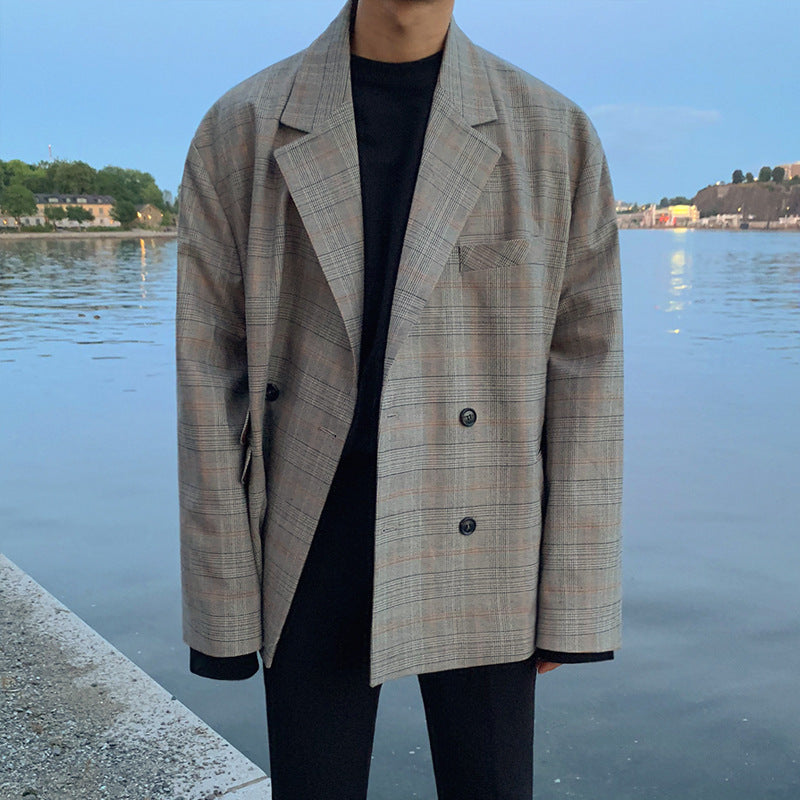 Loose Small Suit Men's Casual Single Western Coat