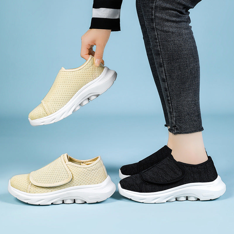 Velcro Soft-soled Fatigue-free Slip-on Casual Shoes