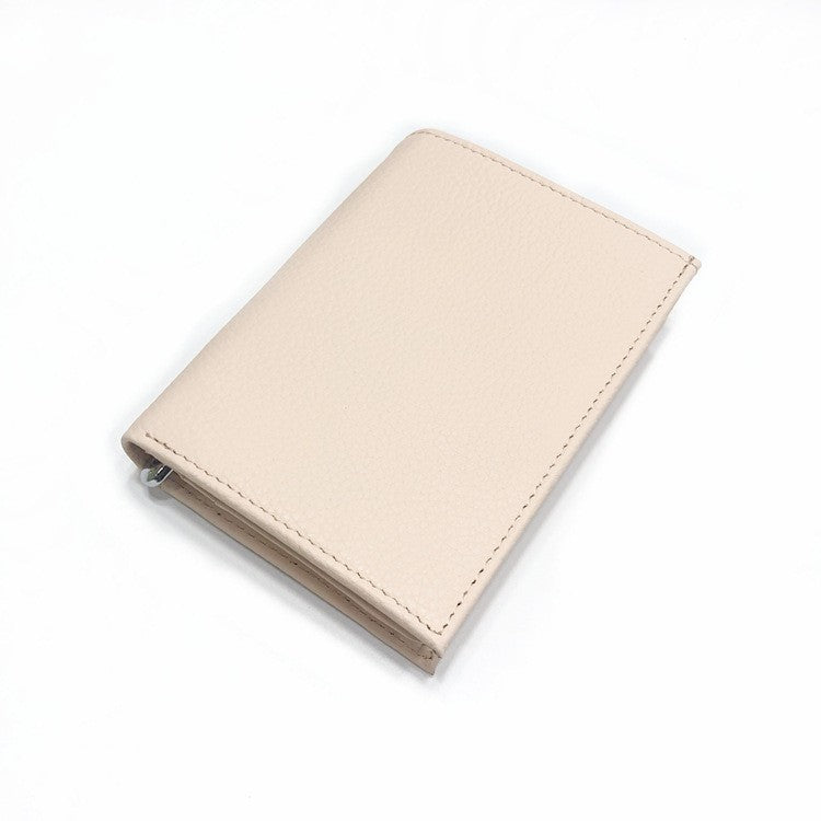 Short Genuine Leather Men's And Women's Wallet Vertical Multi Card