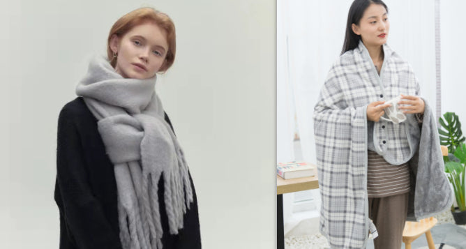Glutinous Idle Style Thermal Long Scarf