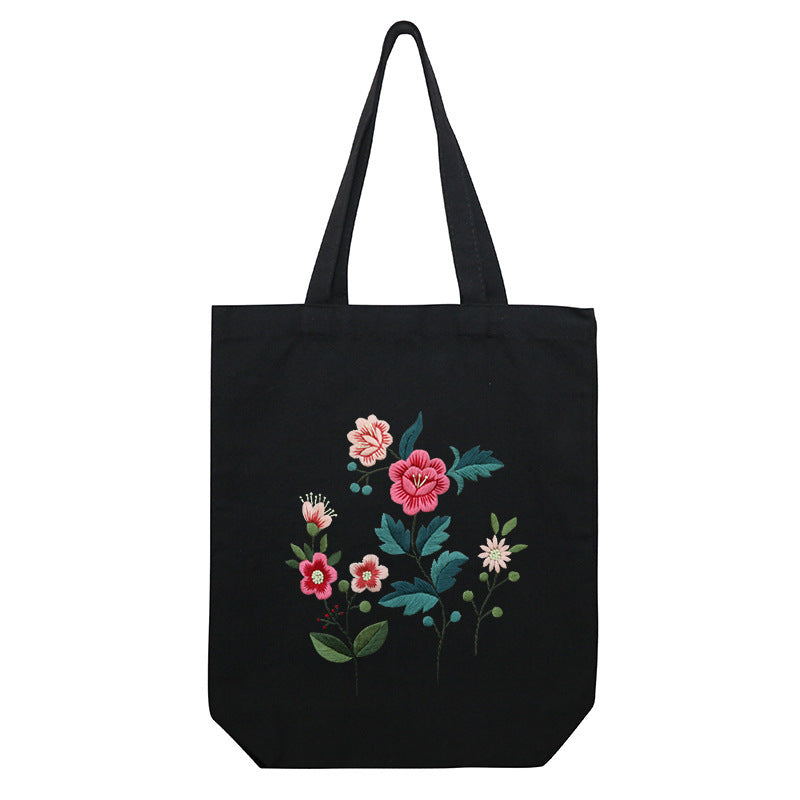 Embroidery Handmade Diy Material Canvas Shoulder Bag