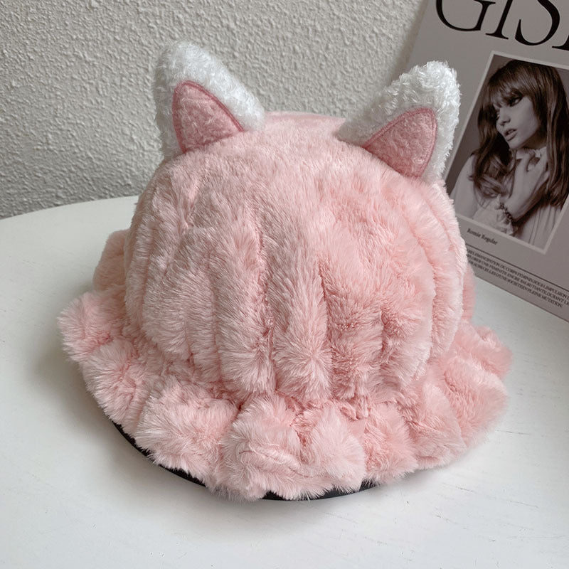 Sweet And Cute Hat Women Warm And Cold With Ears