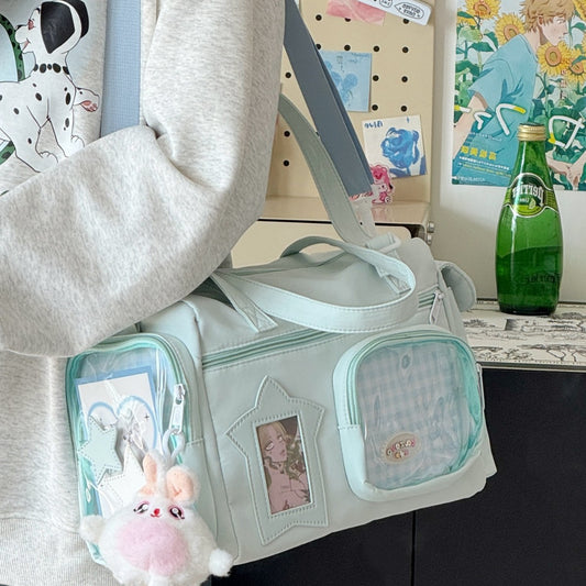 Casual Tote Large Capacity Women's Transparent Shoulder Messenger Bag