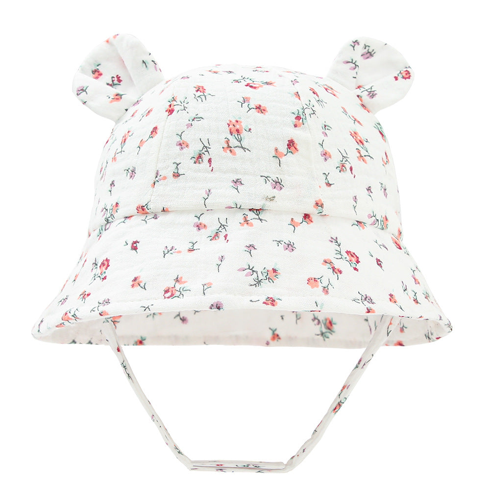 European And American Baby Rabbit Ears Bucket Hat