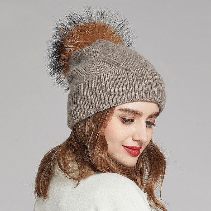 Women's Warm Ear Protection Wool Hat