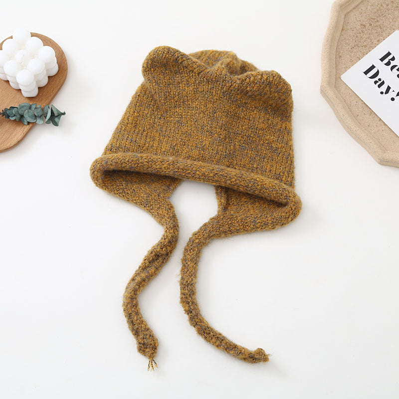 Women's Fashion Warm Cat Ears Woolen Hat