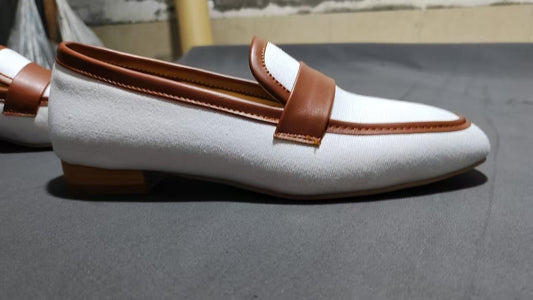 Spring And Autumn Independent Station Supply Casual Flat Round Head 40-43 Large Size Slip-on Round Head Loafer Shoes