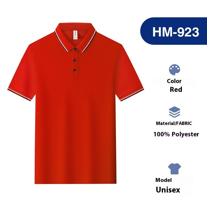 Lapel Polo Shirt Summer Work Clothes