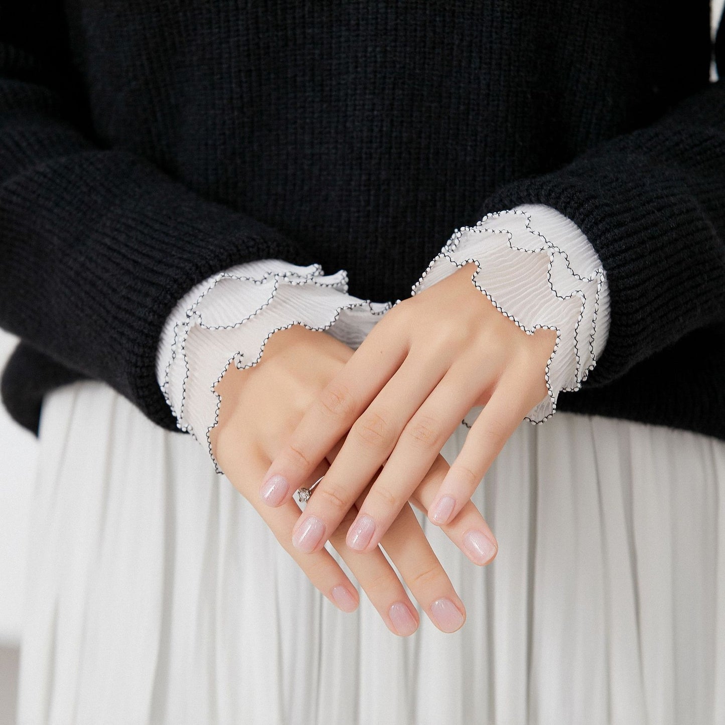 Lace Decorative Clothes Sleeves Sweater Sleeves Fake Cuffs