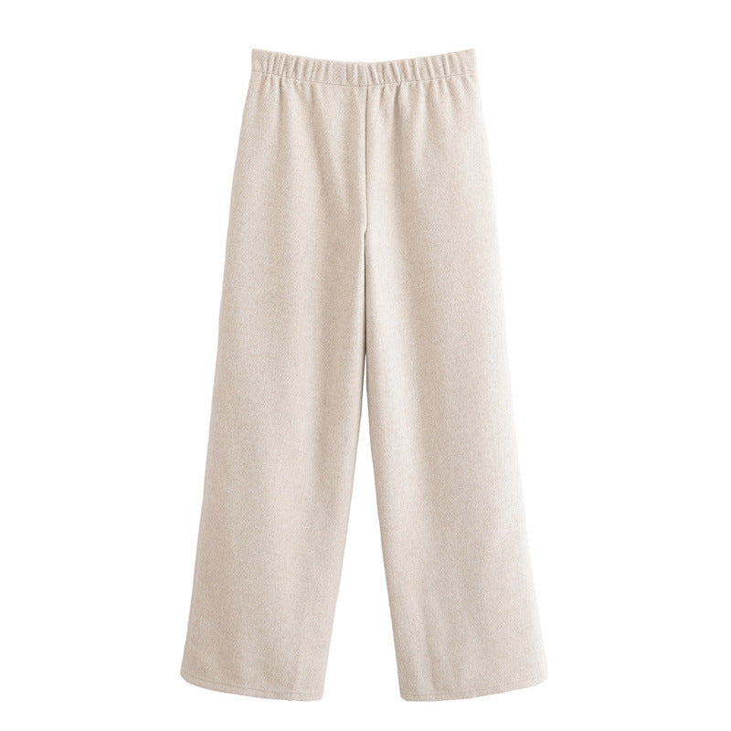Women's Short Jacket Mid-waist Trousers Fashion Set