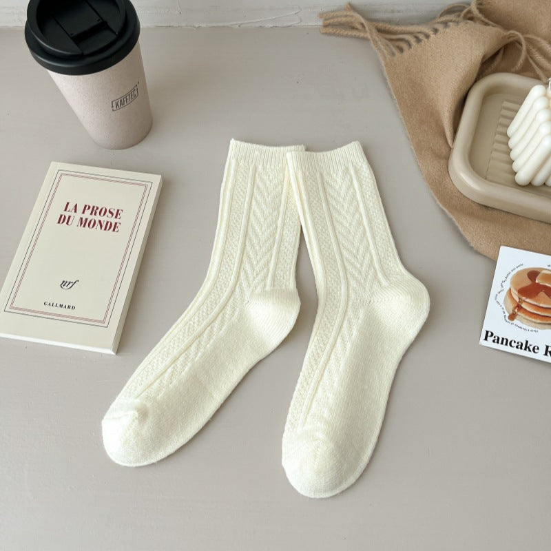 Womens Thick Insulated Mid-calf Stockings