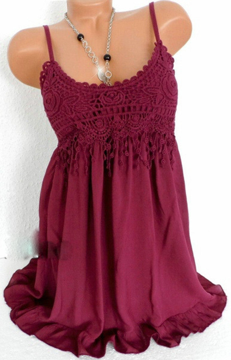 Lace Suspender Dress For Women In Seven Colors